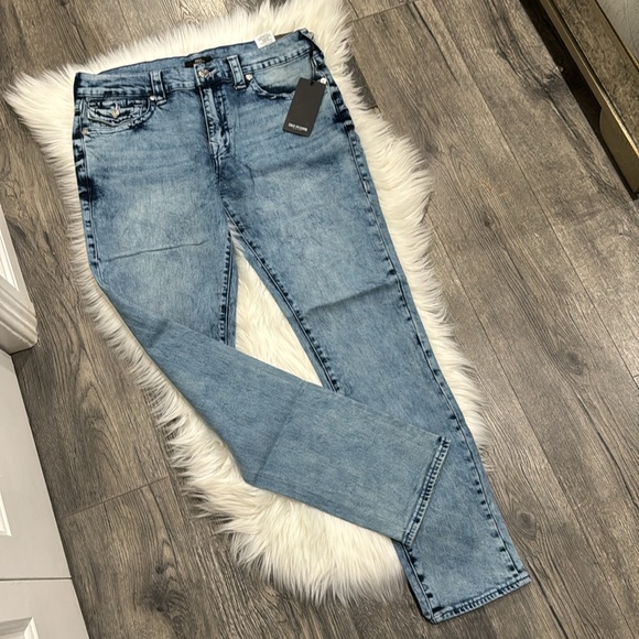 💙TRUE RELIGION Rocco Sn Flap Relaxed Skinny Jean - Picture 2 of 15